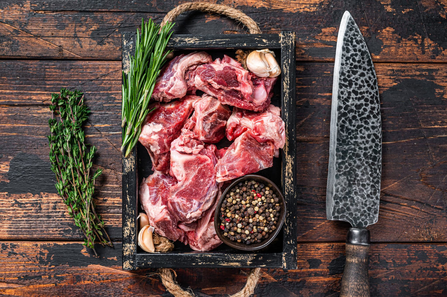 Humanely Raised Grass-Fed Goat - 2.5 lb Boneless Leg Meat
